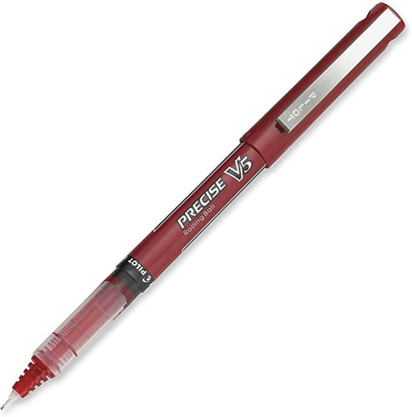 Pilot Hi-Tecpoint/Precise V5 RED 35336 Xtra Fine Pen - (12/bx)