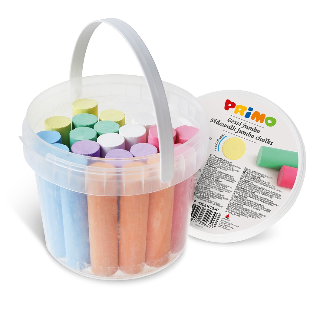 Primo Sidewalk Chalk #0032GC22JC 7Cols (22 bucket)