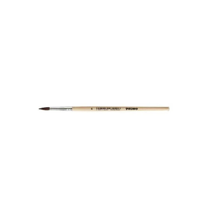 Round Tip Pony Paint Brush #6  - (12/bx)