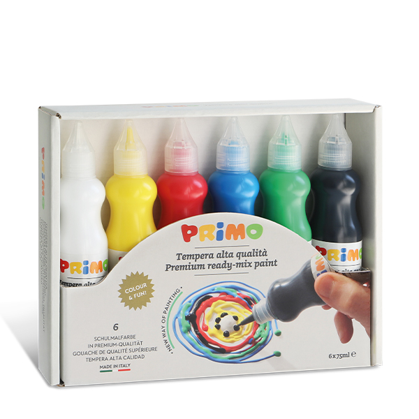 Primo Tempera Ready Mix Paint with Nozzle #2533TL6 - Sale