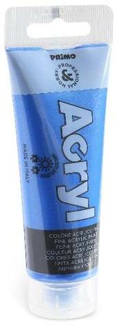 Primo Acrylic Tube #75521 BLUE METAL 75ml Paint