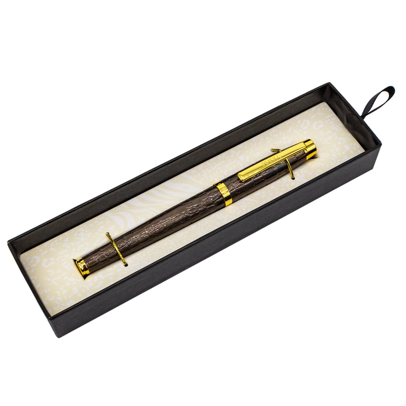 Wild Crocodile Print BP Pen with Box