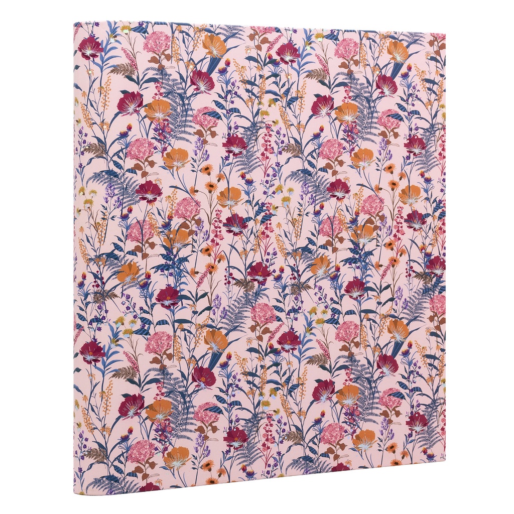 PUKKA Binder 3 Ring Binder A4 Bloom FLORAL CREAM