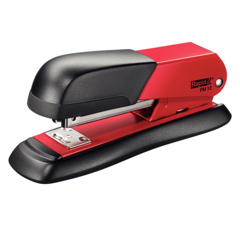 Rapid FM12 Red Half Strip Stapler