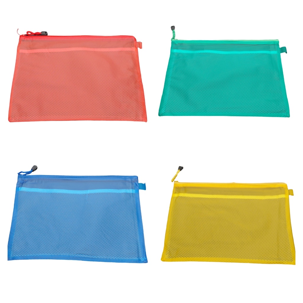 Zipper Bag A4 340x245mm PVC Netting 