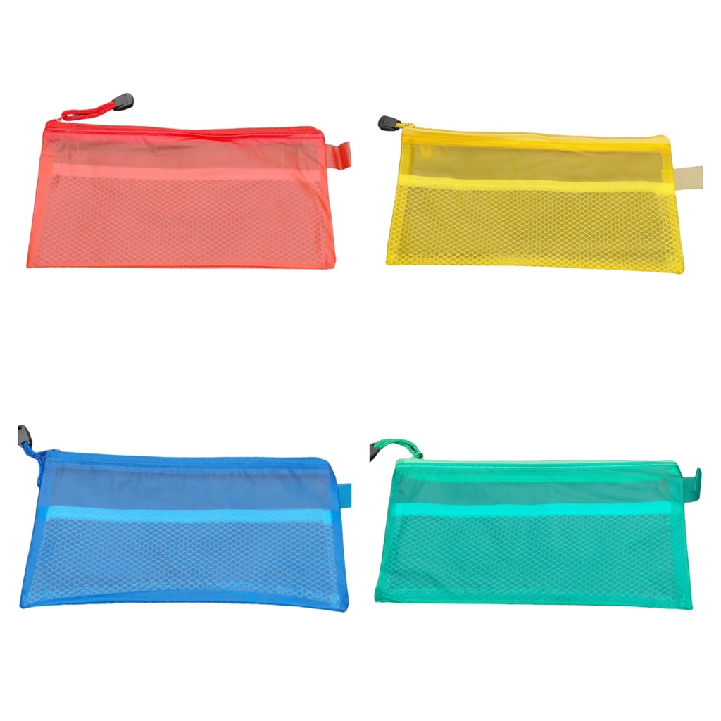 Zipper Bag B6 200x110mm PVC Netting 