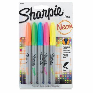 Sharpie Neon Fluorescent Markers #1860443 (Sold Singular)