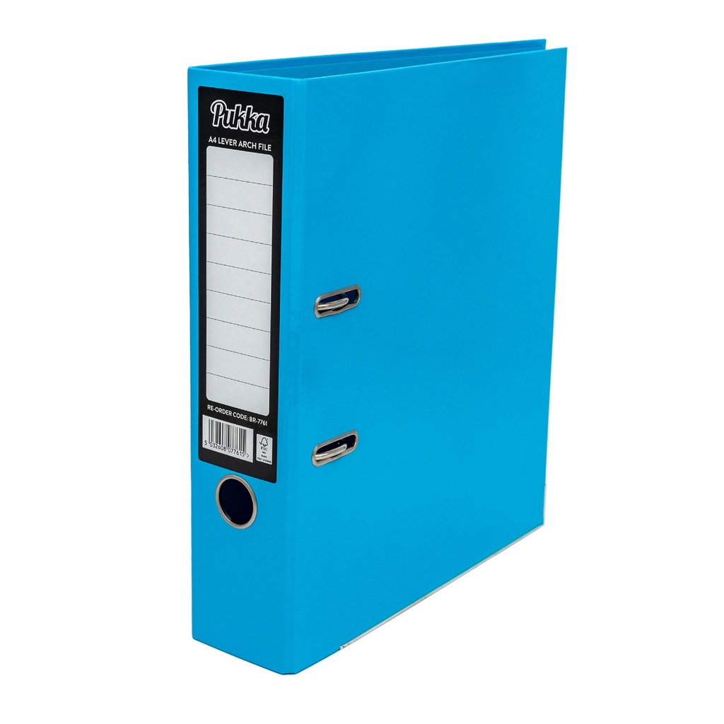 Brights Lever Arch #7761 BLUE A4 Pukka