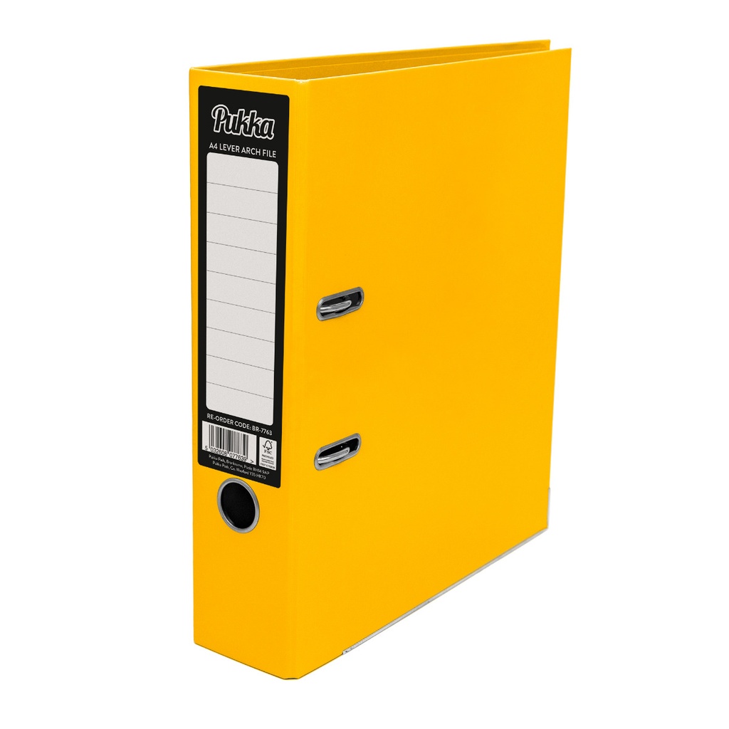 Brights L/Arch YELLOW #7763 A4 File