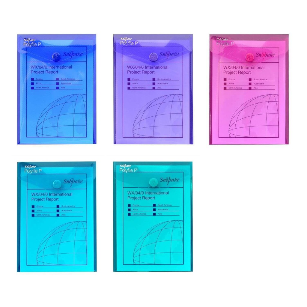 SNOPAKE Polyfile P A6 ELECTRA Colors (Singular) - (5/pk)
