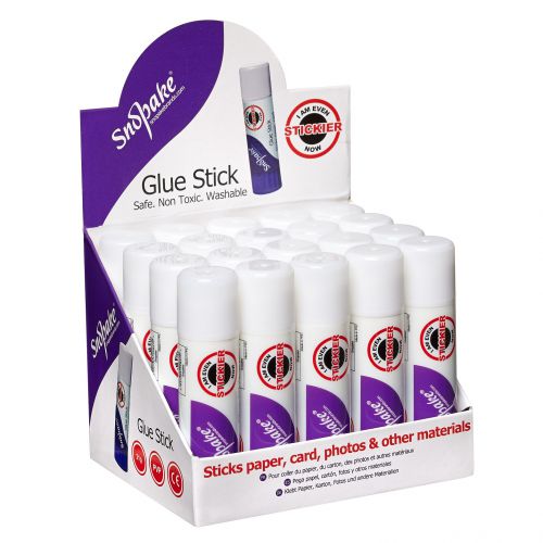 SNOPAKE Glue Stick 21g - (20/pk)