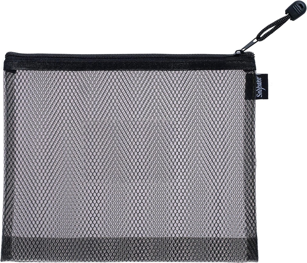 Snopake EVA Zippa Bag A5 Blk HC w/Blk Mesh  - (3/pk)