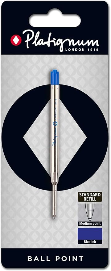 Platignum BP Refill BLUE MED (Blister)