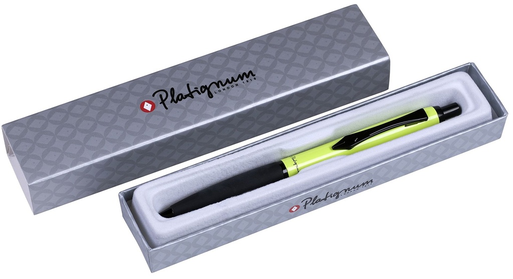 PLATIGNUM #9 YELLOW Carnaby St BP Pen 12bx