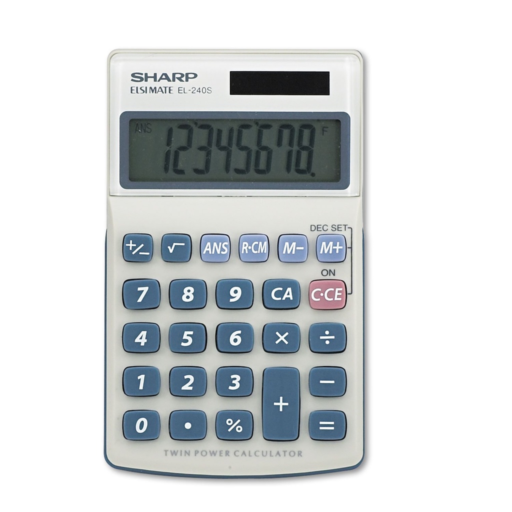 Sharp Handheld 8 Digit Calculator