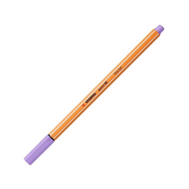 Stabilo POINT 88 Fineliner LIGHT LILAC 0.4mm  - (10/bx)