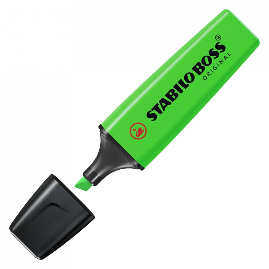 Boss Highlighter GREEN - (10/bx)