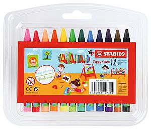 Stabilo YIPPY WAX #2812PL Crayons 12s