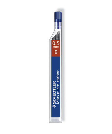STAEDTLER Lead Refills 0.5mm B #250 05-B (Per Tube)
