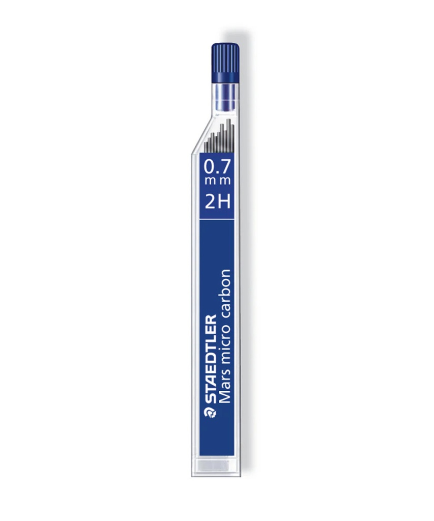 STAEDTLER Lead Refills 0.7mm 2H #250 07-2H (Per Tube)