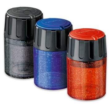 Staedtler Double Tub GLITTER Barrel Sharpener (Single) - (10/bx)