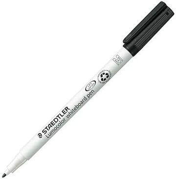 Whiteboard 301-9 MED BLACK Marker (Single) - (10bx)