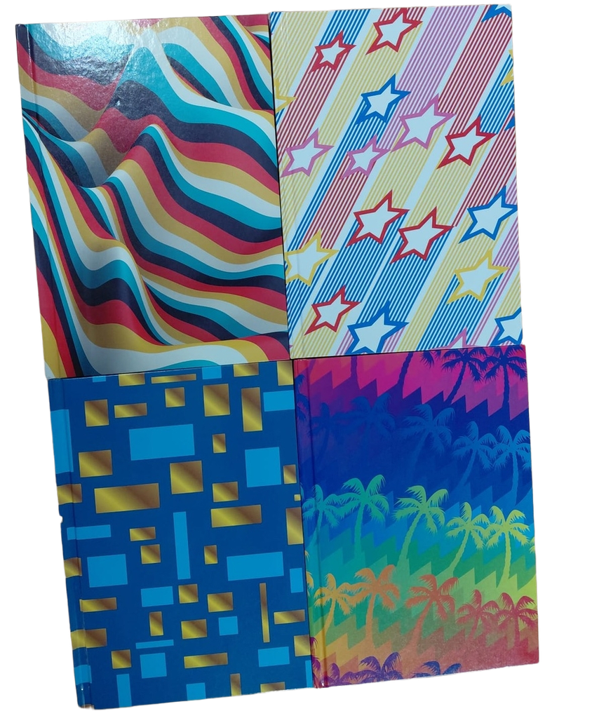 Notebooks FASHION A5 Hard Cover 72pg Asst.