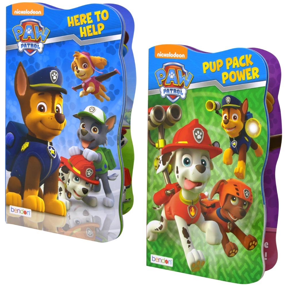 59845UPD* PAW PATROL 8x5" Shaped Board Books