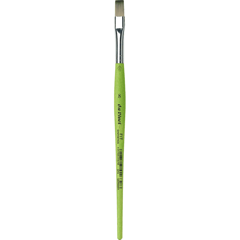Da Vinci Acrylic FLAT #8 Ser374 Hobby Brush - (12/bx)
