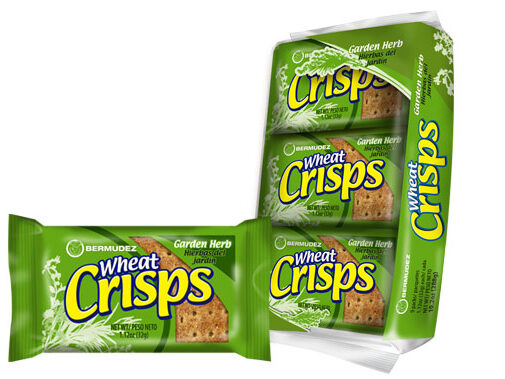 Wheat Crisps Garden Herb 32G