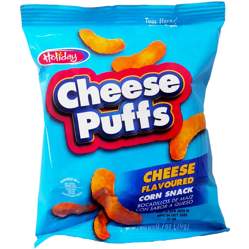 Holiday Cheese Puffs 20G