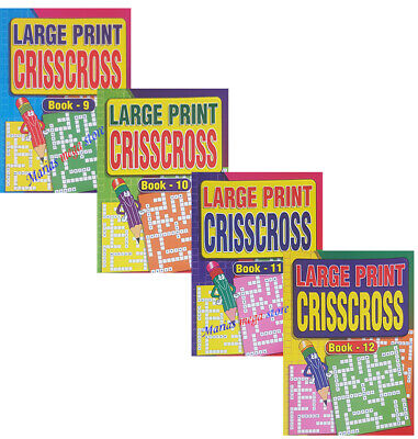 Criss Cross Large Print A4 72p  - (72/ctn)