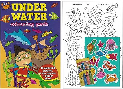 Underwater Colouring Pack Ser 5020