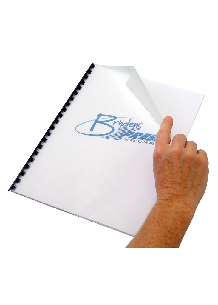 Binding Covers A4 Non-Glare,0.4mm (SOLD SINGULAR)