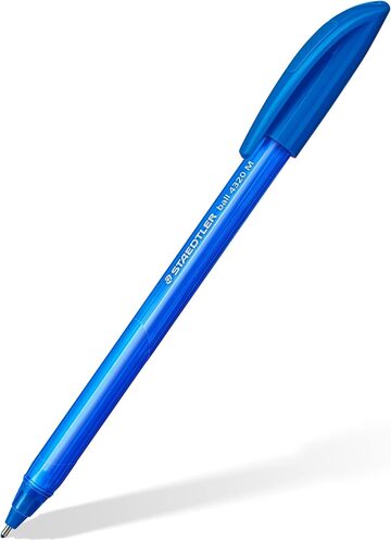 Staedtler #4320 BLUE MED M-3 Triangular Ballpoint Pen
