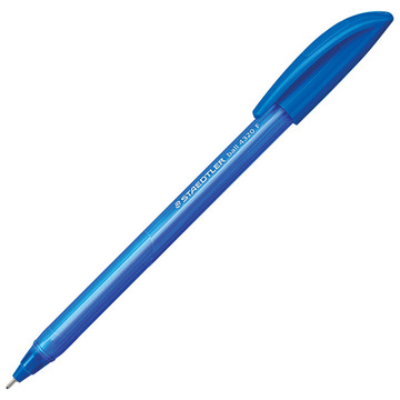 Staedtler #4320 BLUE FINE F-3 Triangular Ballpoint Pen