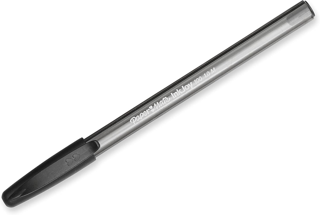 Papermate Ink Joy 100 #1951257 BLACK Medium Ballpoint Pen - (12/bx)