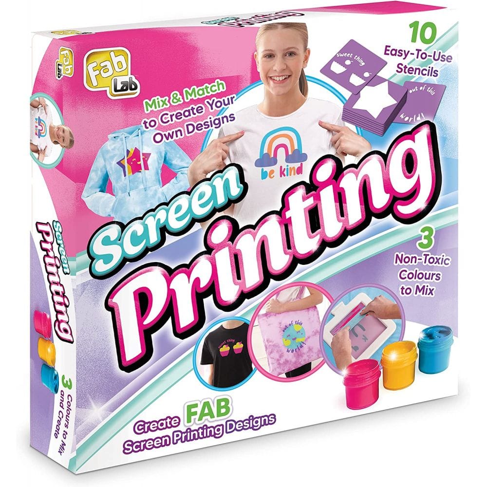 Fab Lab Screen Printing Craft Kit - Sale