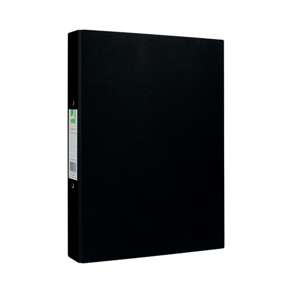Q-Connect 2-Ring Black #KF02005 A4 Binder 1"