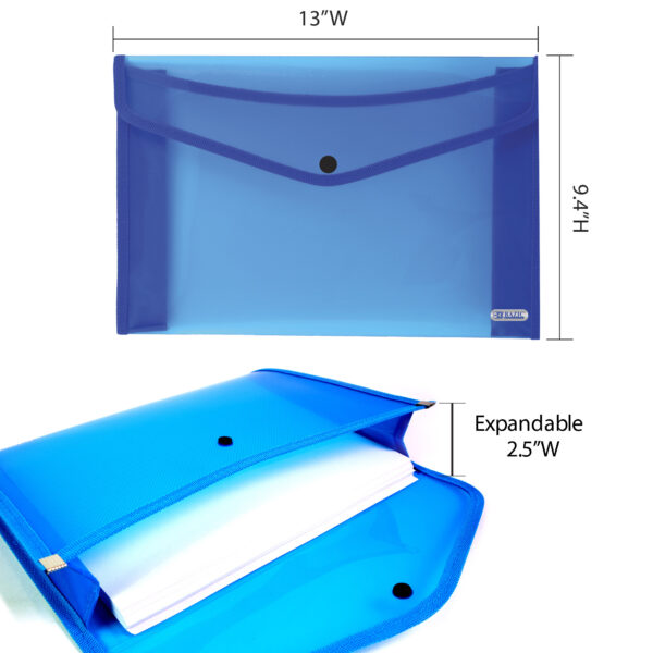 Bazic Document Holder V-Flap L/S/A4 - (24/bx)