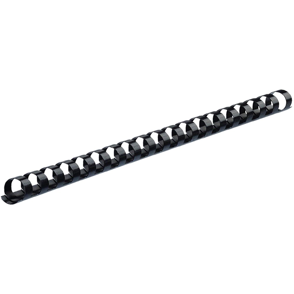Binding Element 19/20MM (3/4") BLACK 21 Rings /100s