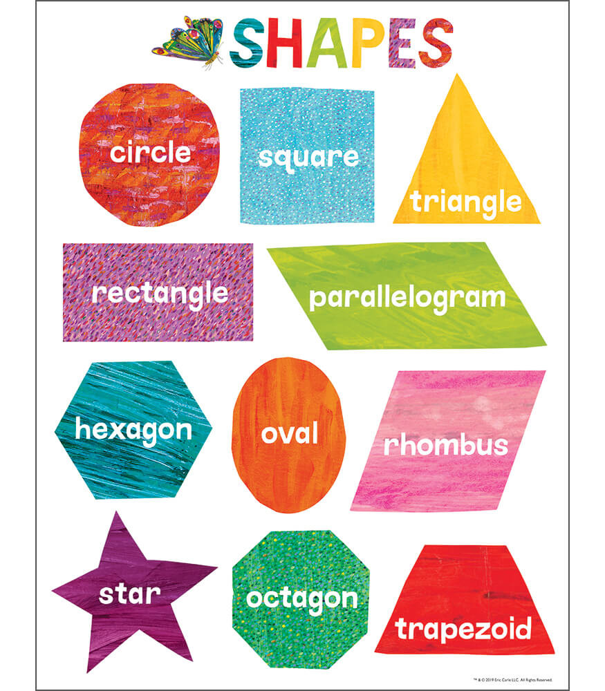 Chartlets "Shapes" 17 x 22" - (12/pk)