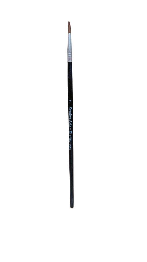 CLI Water Colour #73502 Round #2 Paint Brush - (12/pk)