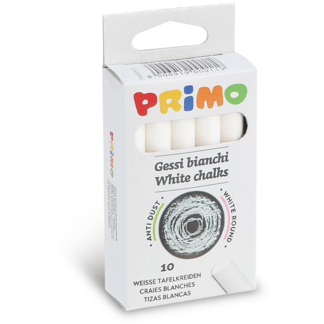 Primo WHITE Chalk #011GB10R ANTIDUST 10s