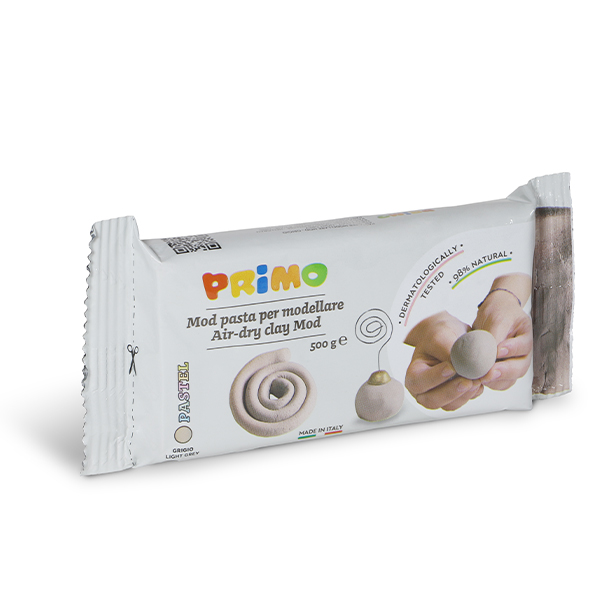 Primo Air Dry Clay #MOD500G PASTEL GREY 500g 