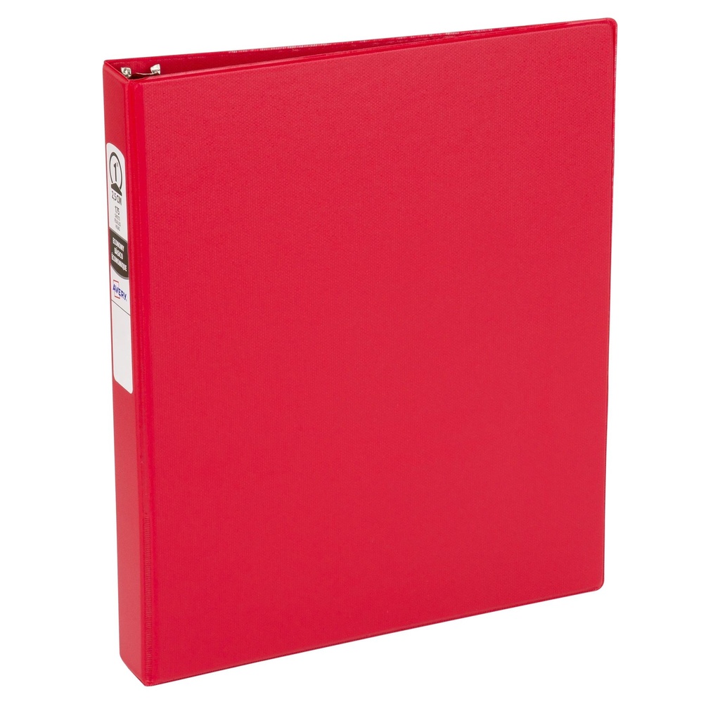 3 Ring Binder 1" RED L/S