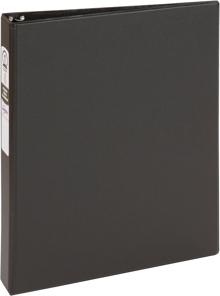 3 Ring Binder 1" BLACK L/S