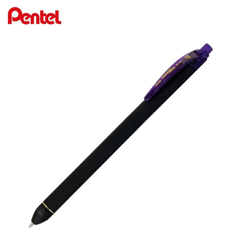 Pentel Kuro Retr. 0.7mm VIOLET Gel Roller Pen - (12/bx)