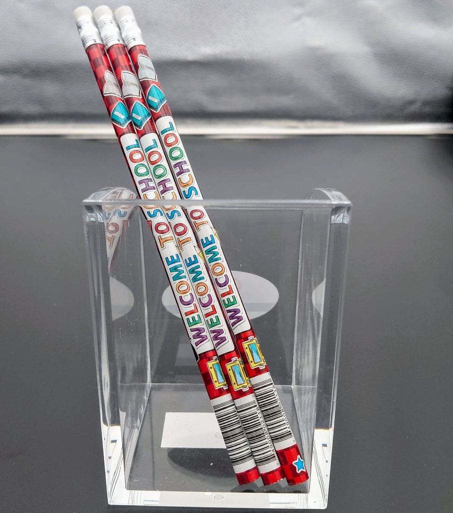 Moon HB Pencil "WELCOME TO SCHOOL" 