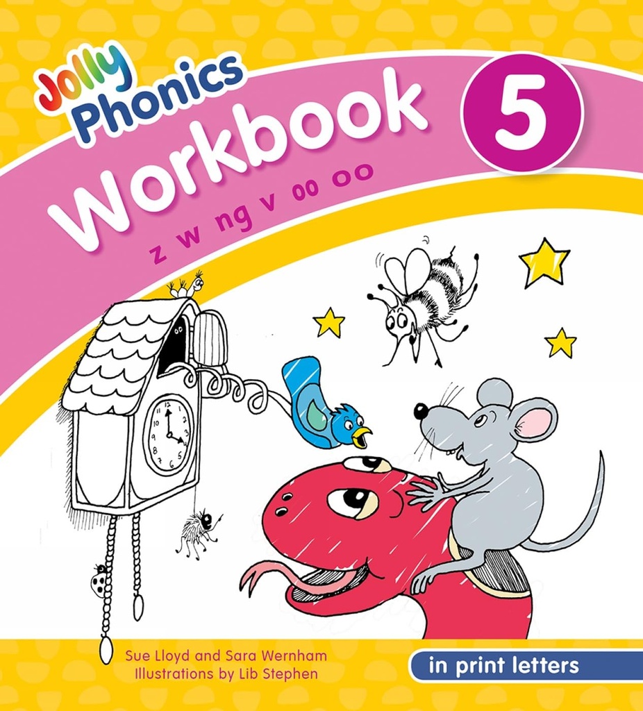Jolly Phonics Workbook 5 (In Print Letters)